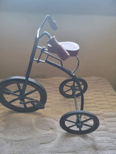 Vintage metal tricycle - vintage,