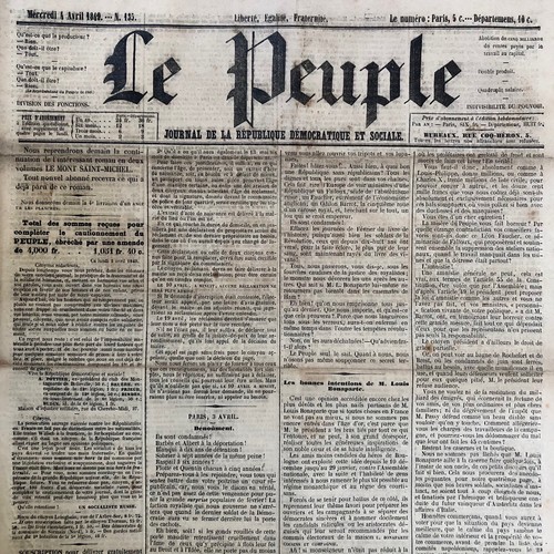 Journal peuple avril - peuple,