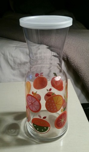 Clear glass juice - ,