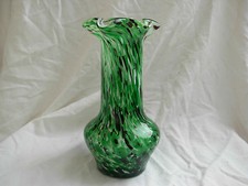 ANTIQUE FRENCH CLICHY GLASS VASE,LATE 19th CENTURY.