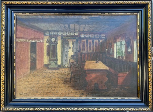 Tableau huile sur toile - huile,