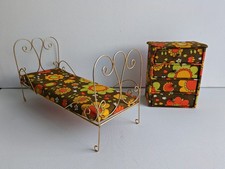 LOT TRESSY BELLA MOBILIER LIT ET COMMODE VINTAGE ANNEES 70