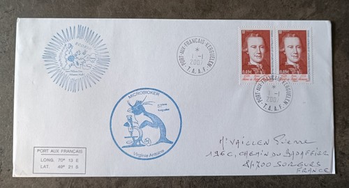 Timbre stamp taaf - stamp, fsat