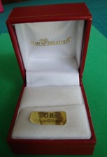 Jean DELATOUR écrin vide box rouge bague