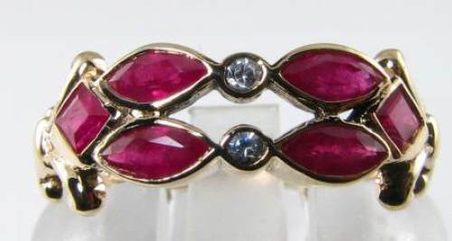 Bague eternity art déco - déco, or