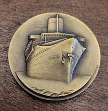 MEDAILLE en BRONZE PAQUEBOT