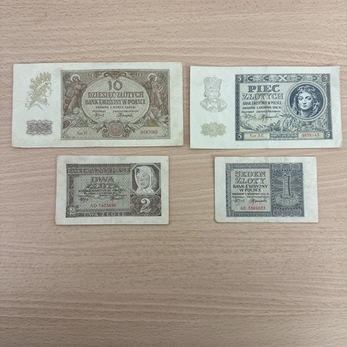 Lot billets pologne - lot, zloty