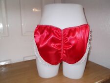 XMAS~SEXY~SISSY~FEMMES~BÉBÉ ADULTE~TV/CD CULOTTE À PINCE SATIN