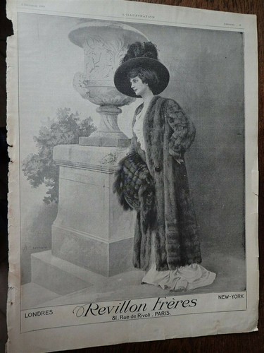 Revillon frères fourrures - revillon,