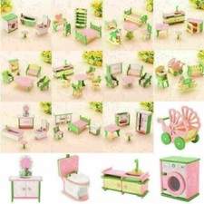 Meubles maison poupée en bois