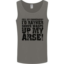 Vendez Mon Snowboard ? Débardeur Amusant Pour Hommes En Snowboard