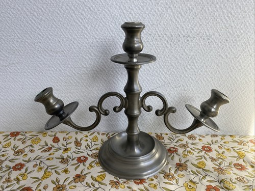 Ancien chandelier bougeoirs - ancien, 3