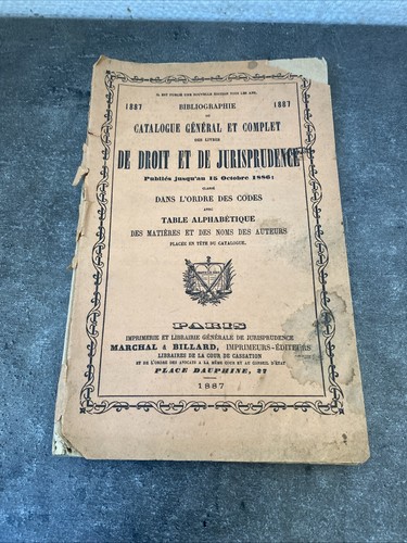 Ancien catalogue droit et - droit,