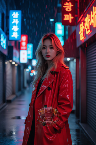Sexy woman sleek cyberpunk - sexy,