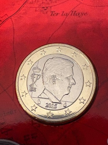 Pièce euro de - pièce, belgique