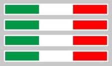 4 X BANDES DRAPEAU ITALIE