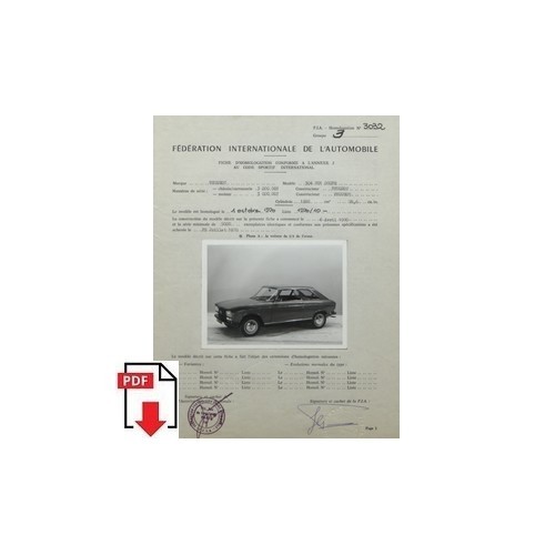 1970 peugeot 304 coupé - peugeot,