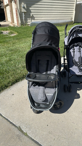 Joovy double stroller folding - joovy,