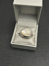 belle bague argent massif avec