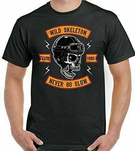 Shirt biker squelette - biker,