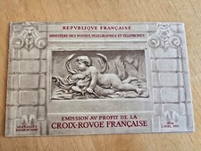 Timbre France Carnet Croix rouge 1952**