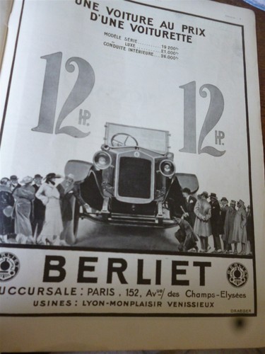 Berliet voiture bagage - 12, +