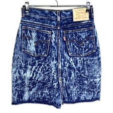 Rare Jupe En Jean Vintage