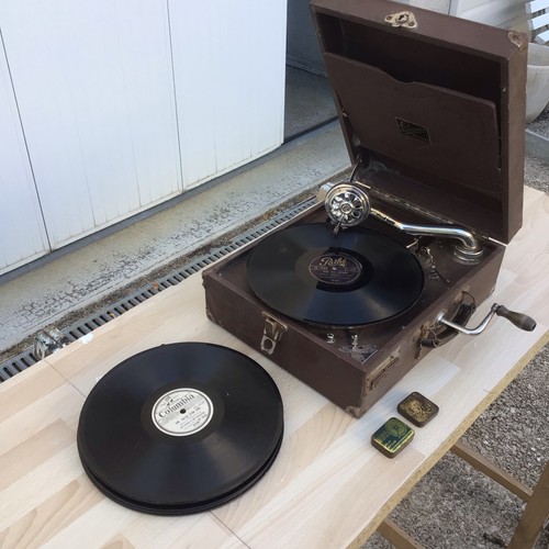 Gramophone phonographe pathé - phonographe,