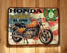 Plaque métal Honda Goldwing