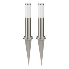 2x Lumière d'allée / Borne d'éclairage / Lampe de jardin PORU pour extérieur