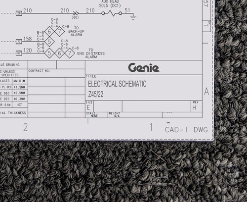 Genie z45 articulated boom - z45-22,