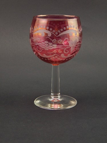 Antique verre calice cristal - verre,