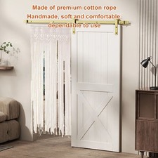 Boho Rideau En Macramé Corde De Coton Tenture Murale Faite à La Main FR