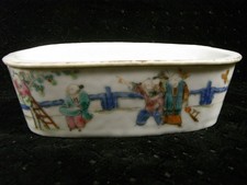 ?? ANCIENNE BOITE A GRILLON PORCELAINE EMAILLEE ART ASIATIQUE CHINE CHINA