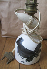 belle lampe en faïence à