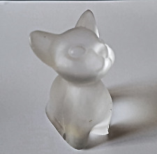 -figurine chat en cristal se