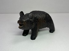 Ancienne Ours en Bois sculpté