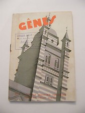 Gênes 1933 Italie Carte Guide