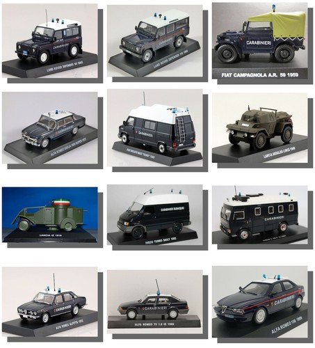 Model cars italian police and - police,