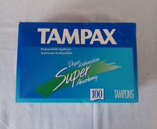 Vintage Tampax Tampons Super