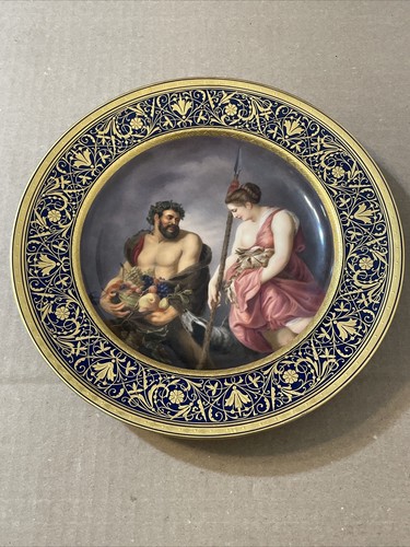 Antique stunning hand painted - antique,