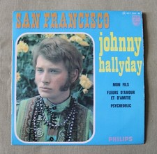 45t johnny hallyday - johnny, san