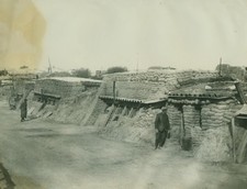 WWI Dugouts on Roadside in