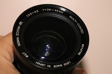 Zoom Sigma 28-85 mm monture