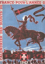 Calendrier des scouts de France pour l'année du Jamborée mondial de la paix 1947