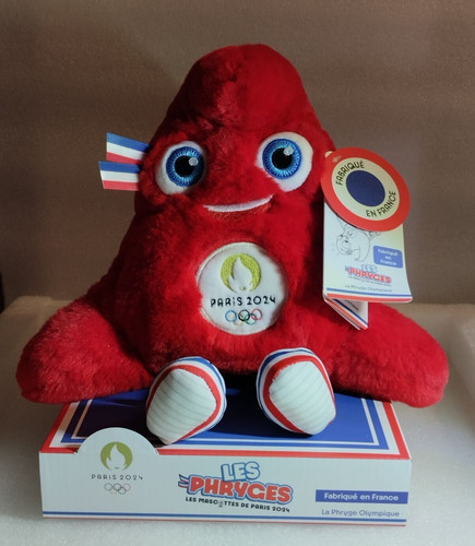 Peluche phryge mascotte jeux - peluche,