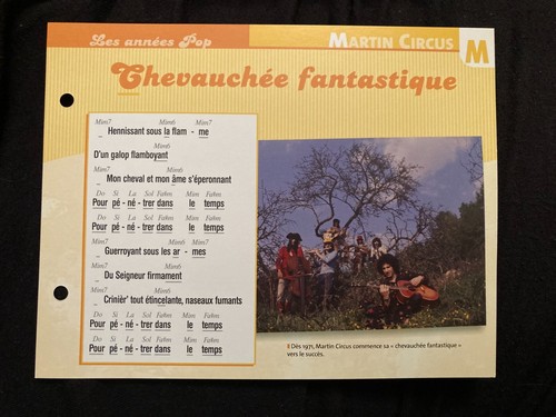 Carte fiche plaisir chanter - fiche, de