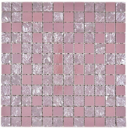 Mosaïque céramique rose - mosaïque,