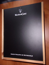 coffret vin bois Mouton Cadet baron Philippe de ROTHSCHILD  Dessus coulissant -