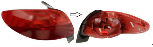 Lampe feu arriere gauche - lampe,